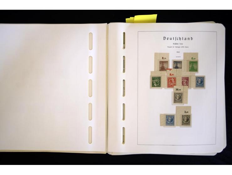1945/48, sehr schöne postfrische Sammlung, in den Hauptnummern augenscheinlich überkomplette Sammlung, außerdem viele weitere