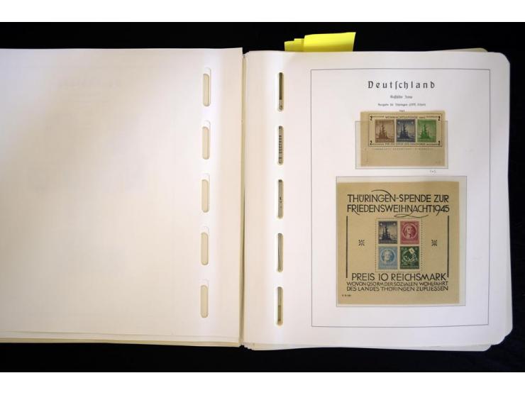 1945/48, sehr schöne postfrische Sammlung, in den Hauptnummern augenscheinlich überkomplette Sammlung, außerdem viele weitere
