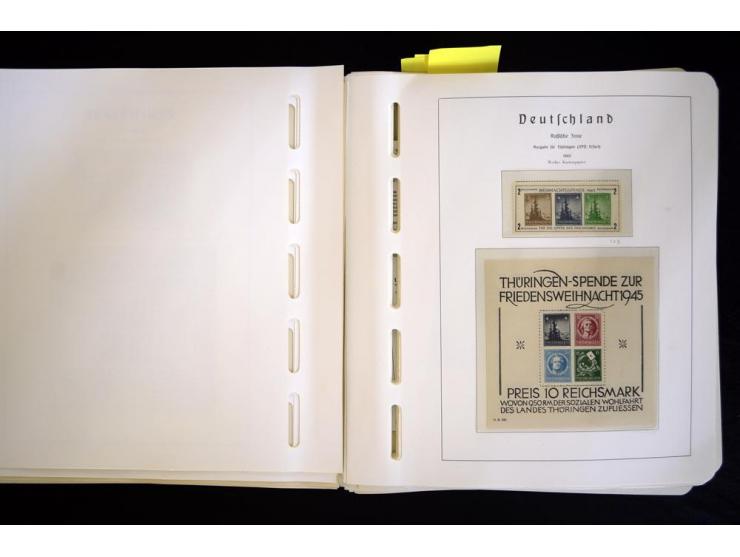 1945/48, sehr schöne postfrische Sammlung, in den Hauptnummern augenscheinlich überkomplette Sammlung, außerdem viele weitere