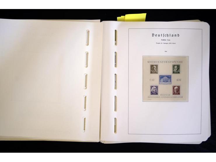 1945/48, sehr schöne postfrische Sammlung, in den Hauptnummern augenscheinlich überkomplette Sammlung, außerdem viele weitere