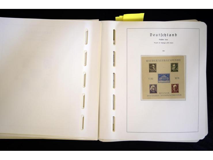 1945/48, sehr schöne postfrische Sammlung, in den Hauptnummern augenscheinlich überkomplette Sammlung, außerdem viele weitere