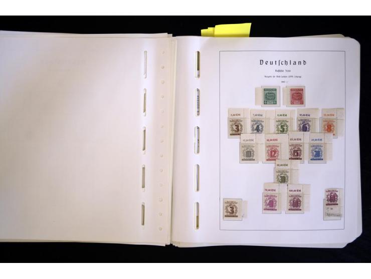 1945/48, sehr schöne postfrische Sammlung, in den Hauptnummern augenscheinlich überkomplette Sammlung, außerdem viele weitere