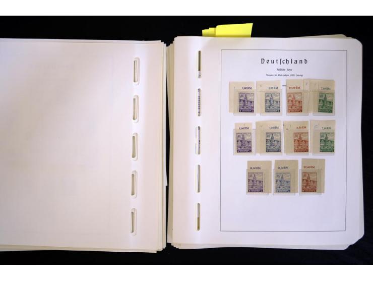 1945/48, sehr schöne postfrische Sammlung, in den Hauptnummern augenscheinlich überkomplette Sammlung, außerdem viele weitere
