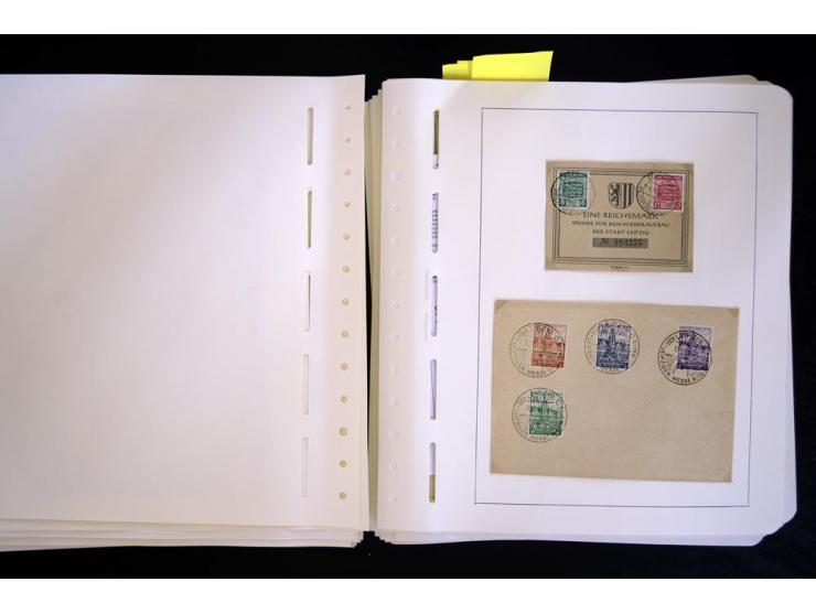 1945/48, sehr schöne postfrische Sammlung, in den Hauptnummern augenscheinlich überkomplette Sammlung, außerdem viele weitere