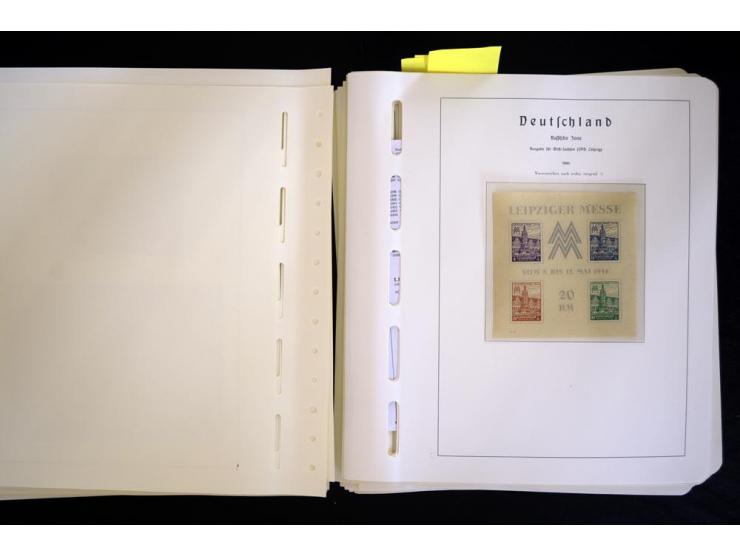 1945/48, sehr schöne postfrische Sammlung, in den Hauptnummern augenscheinlich überkomplette Sammlung, außerdem viele weitere
