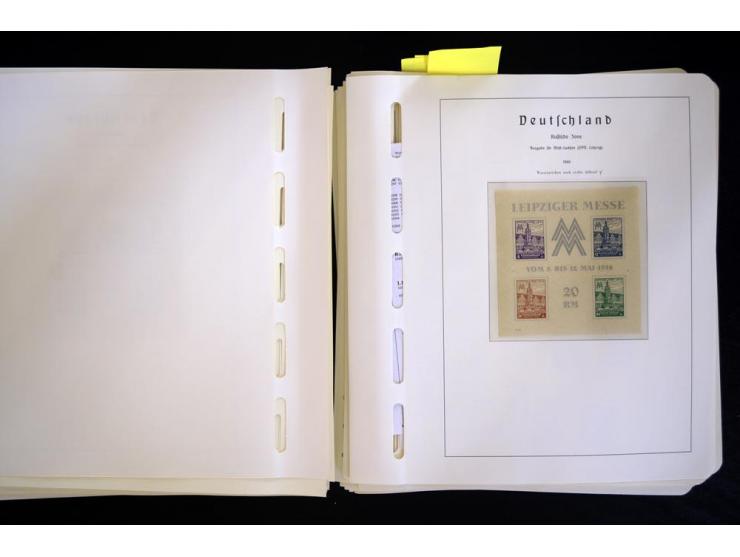 1945/48, sehr schöne postfrische Sammlung, in den Hauptnummern augenscheinlich überkomplette Sammlung, außerdem viele weitere