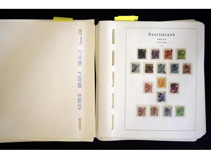 1945/48, sehr schöne postfrische Sammlung, in den Hauptnummern augenscheinlich überkomplette Sammlung, außerdem viele weitere