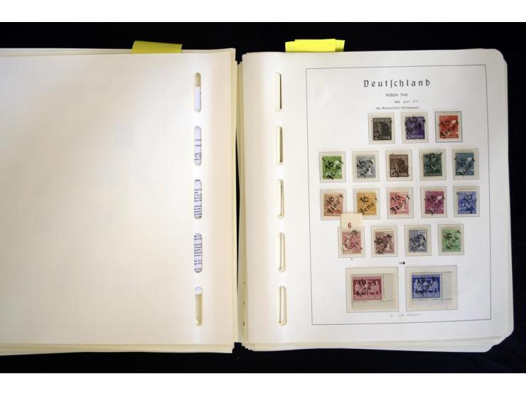 1945/48, sehr schöne postfrische Sammlung, in den Hauptnummern augenscheinlich überkomplette Sammlung, außerdem viele weitere