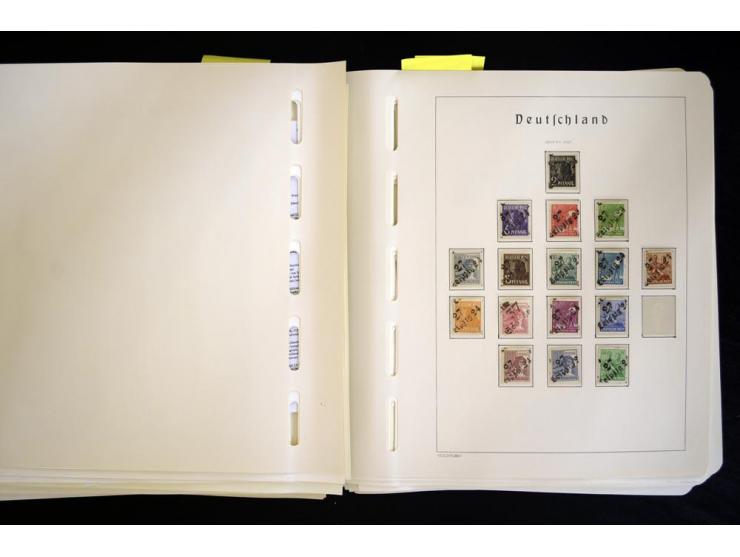 1945/48, sehr schöne postfrische Sammlung, in den Hauptnummern augenscheinlich überkomplette Sammlung, außerdem viele weitere