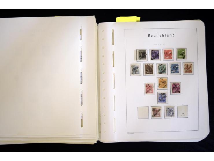 1945/48, sehr schöne postfrische Sammlung, in den Hauptnummern augenscheinlich überkomplette Sammlung, außerdem viele weitere
