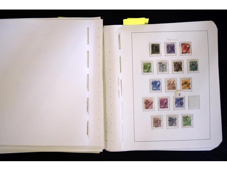 1945/48, sehr schöne postfrische Sammlung, in den Hauptnummern augenscheinlich überkomplette Sammlung, außerdem viele weitere