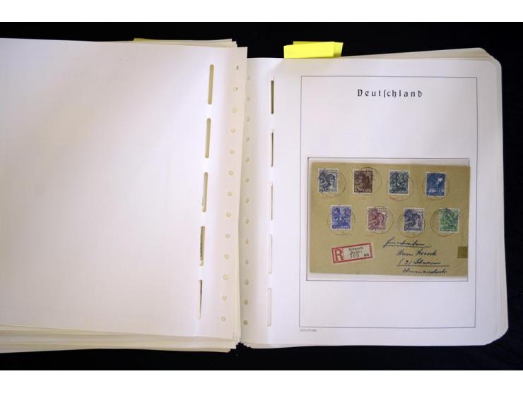 1945/48, sehr schöne postfrische Sammlung, in den Hauptnummern augenscheinlich überkomplette Sammlung, außerdem viele weitere