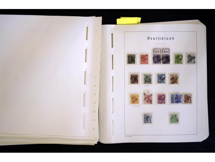 1945/48, sehr schöne postfrische Sammlung, in den Hauptnummern augenscheinlich überkomplette Sammlung, außerdem viele weitere