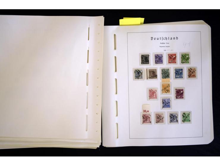 1945/48, sehr schöne postfrische Sammlung, in den Hauptnummern augenscheinlich überkomplette Sammlung, außerdem viele weitere