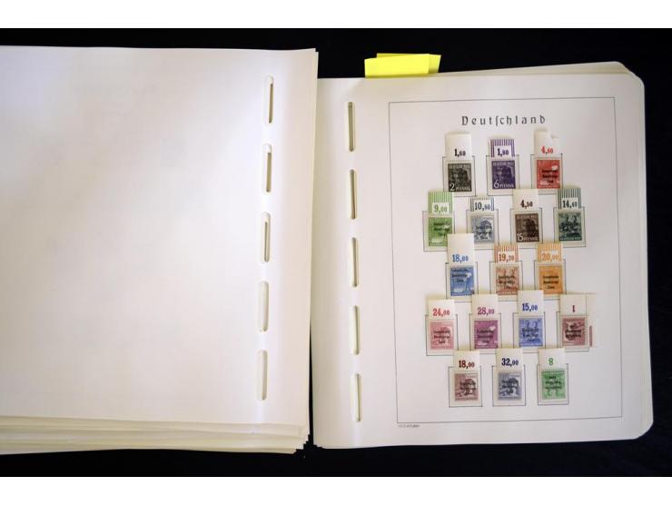 1945/48, sehr schöne postfrische Sammlung, in den Hauptnummern augenscheinlich überkomplette Sammlung, außerdem viele weitere