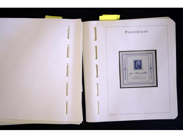 1945/48, sehr schöne postfrische Sammlung, in den Hauptnummern augenscheinlich überkomplette Sammlung, außerdem viele weitere