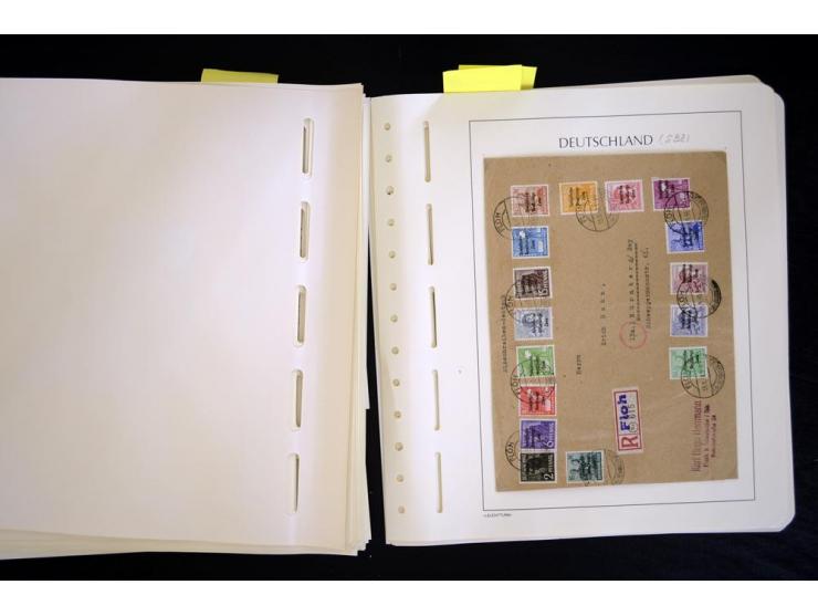 1945/48, sehr schöne postfrische Sammlung, in den Hauptnummern augenscheinlich überkomplette Sammlung, außerdem viele weitere