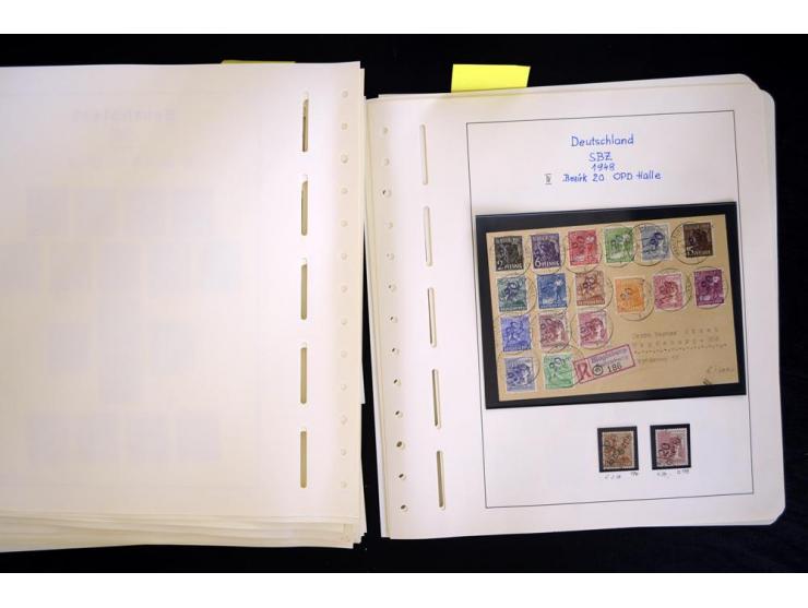 1945/48, sehr schöne postfrische Sammlung, in den Hauptnummern augenscheinlich überkomplette Sammlung, außerdem viele weitere