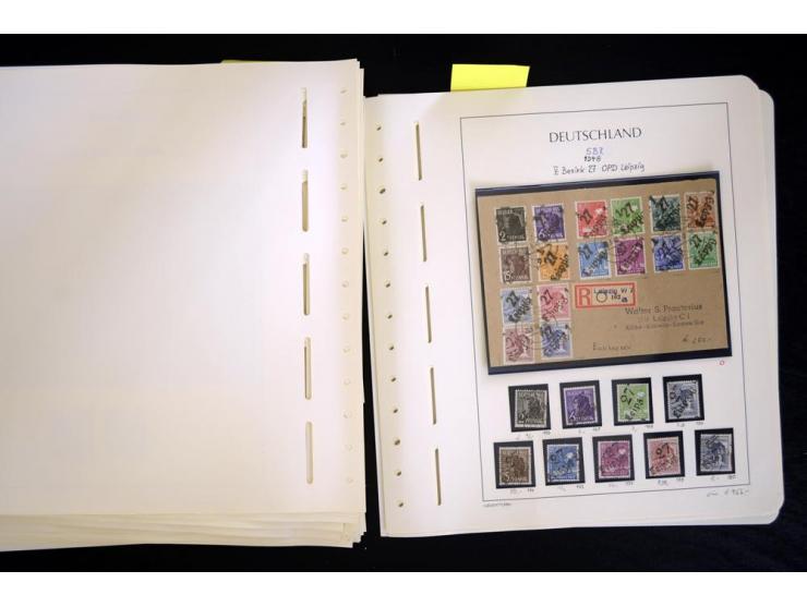 1945/48, sehr schöne postfrische Sammlung, in den Hauptnummern augenscheinlich überkomplette Sammlung, außerdem viele weitere