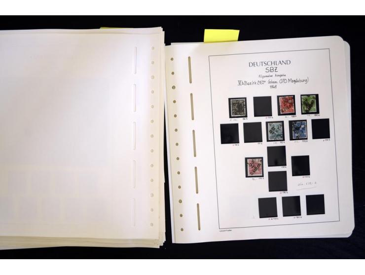 1945/48, sehr schöne postfrische Sammlung, in den Hauptnummern augenscheinlich überkomplette Sammlung, außerdem viele weitere