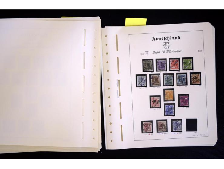 1945/48, sehr schöne postfrische Sammlung, in den Hauptnummern augenscheinlich überkomplette Sammlung, außerdem viele weitere