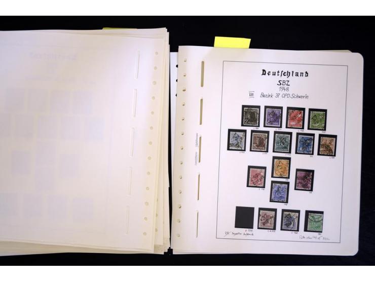 1945/48, sehr schöne postfrische Sammlung, in den Hauptnummern augenscheinlich überkomplette Sammlung, außerdem viele weitere