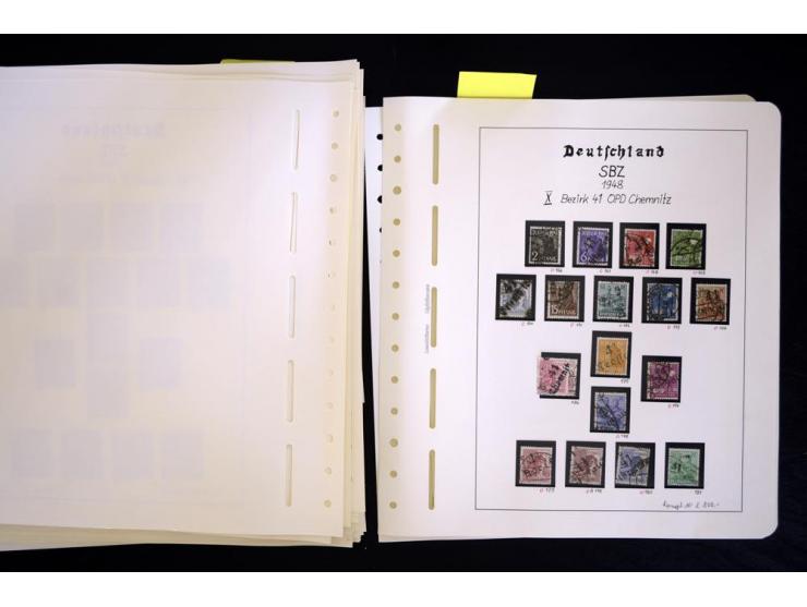 1945/48, sehr schöne postfrische Sammlung, in den Hauptnummern augenscheinlich überkomplette Sammlung, außerdem viele weitere