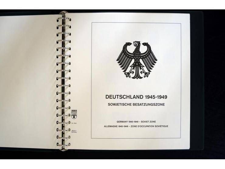 1945/49, gestempelte Sammlung mit u.a. Mi.-Nr. BIb auf Briefstück, 151X, 156-61y, HZ1ay, Bl.2t, 5X+Y, 6 etc., weiter viele be