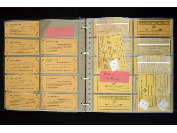 1948/1990, umfangreicher Sammlerbestand in 16 Alben, vieles mehrfach, dabei u.a. Mi.-Nr.  27, 32, 33, 34, 38(2) ,39(2) ,40(2)