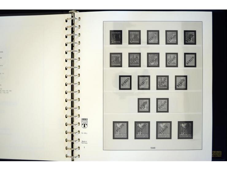 1948/1990, umfangreicher Sammlerbestand in 16 Alben, vieles mehrfach, dabei u.a. Mi.-Nr.  27, 32, 33, 34, 38(2) ,39(2) ,40(2)