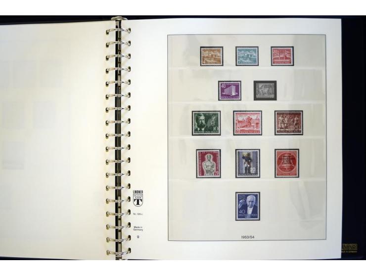 1948/1990, umfangreicher Sammlerbestand in 16 Alben, vieles mehrfach, dabei u.a. Mi.-Nr.  27, 32, 33, 34, 38(2) ,39(2) ,40(2)