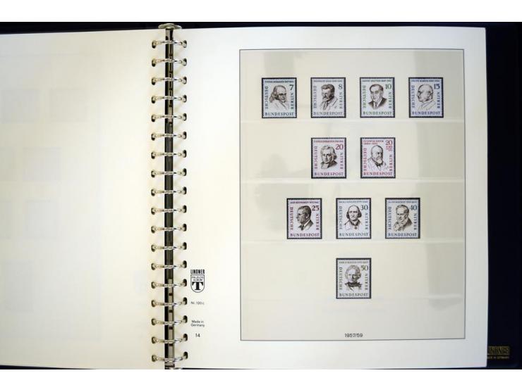 1948/1990, umfangreicher Sammlerbestand in 16 Alben, vieles mehrfach, dabei u.a. Mi.-Nr.  27, 32, 33, 34, 38(2) ,39(2) ,40(2)
