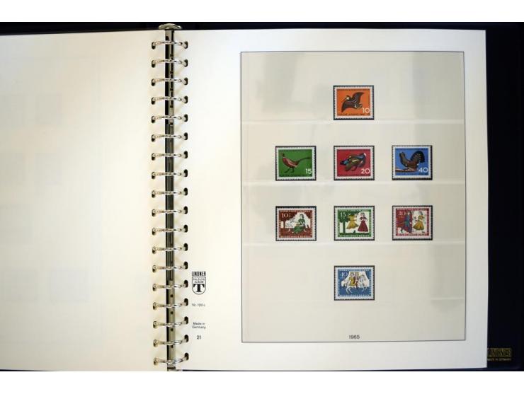 1948/1990, umfangreicher Sammlerbestand in 16 Alben, vieles mehrfach, dabei u.a. Mi.-Nr.  27, 32, 33, 34, 38(2) ,39(2) ,40(2)