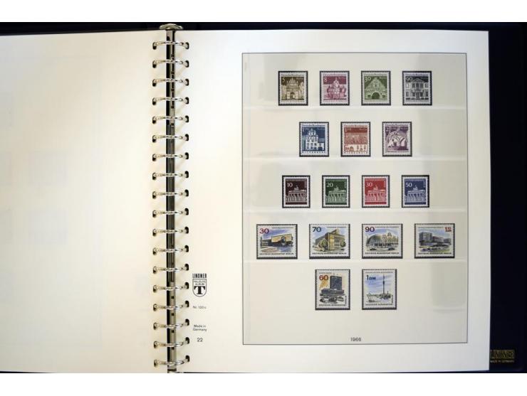 1948/1990, umfangreicher Sammlerbestand in 16 Alben, vieles mehrfach, dabei u.a. Mi.-Nr.  27, 32, 33, 34, 38(2) ,39(2) ,40(2)