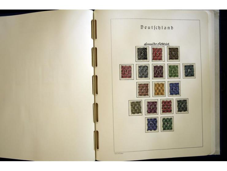 1945/49, sehr schöne und hochwertige, postfrische Sammlung, dabei viele Werte aus Bogenecken, mit etlichen seltenen Ausgaben,