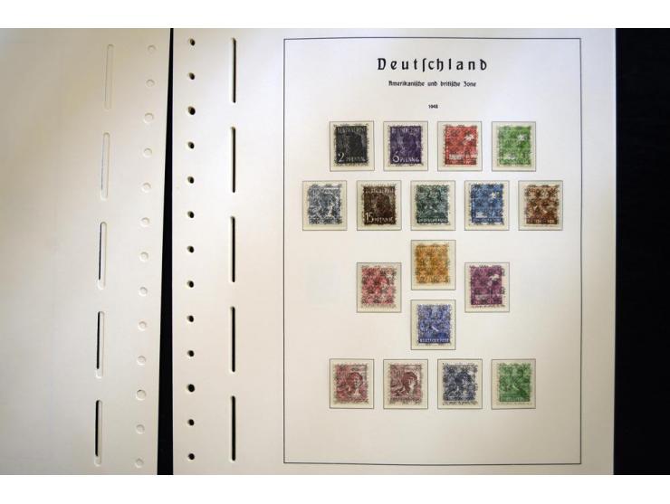 1945/49, postfrische Sammlung mit u.a. Mi.-Nr. 52-68I+II, I-IX/I+II mit 2 Fotoattesten Schlegel BPP, dazu Gemeinschaftsausgab