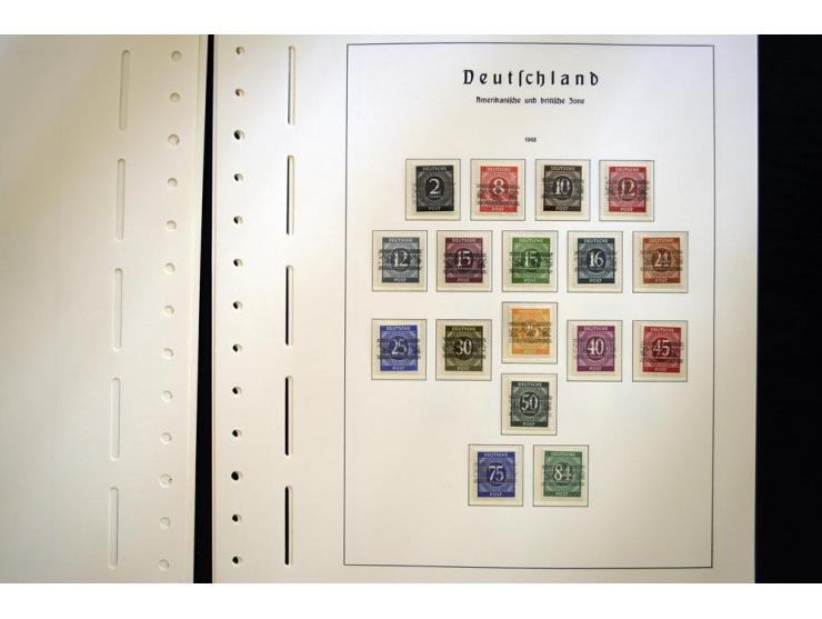 1945/49, postfrische Sammlung mit u.a. Mi.-Nr. 52-68I+II, I-IX/I+II mit 2 Fotoattesten Schlegel BPP, dazu Gemeinschaftsausgab