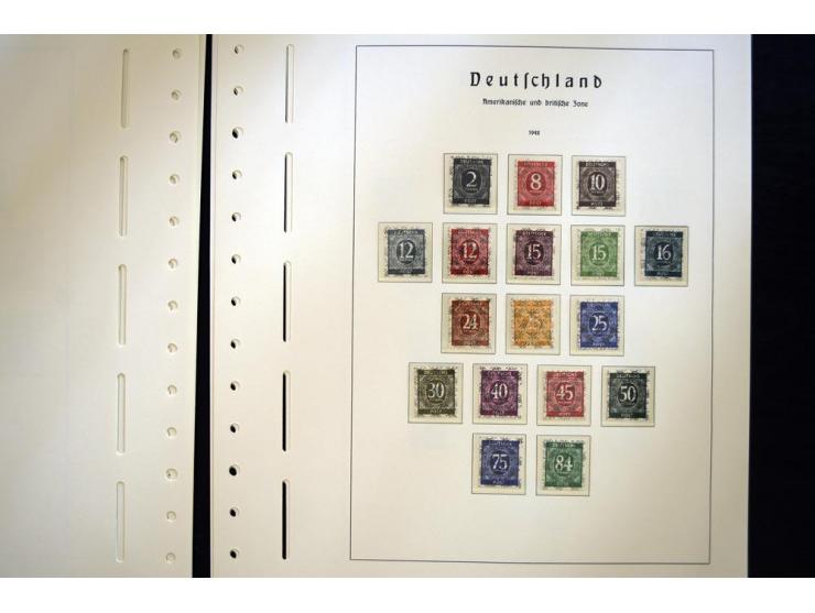1945/49, postfrische Sammlung mit u.a. Mi.-Nr. 52-68I+II, I-IX/I+II mit 2 Fotoattesten Schlegel BPP, dazu Gemeinschaftsausgab