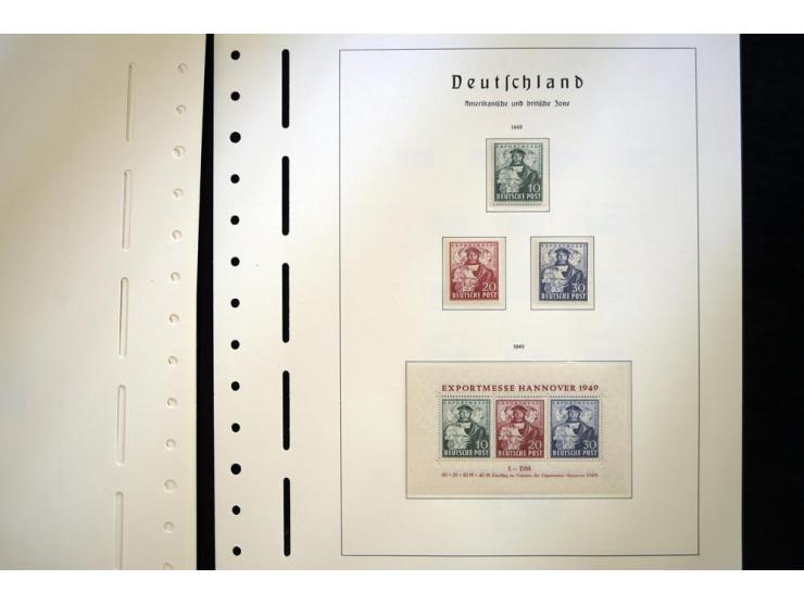 1945/49, postfrische Sammlung mit u.a. Mi.-Nr. 52-68I+II, I-IX/I+II mit 2 Fotoattesten Schlegel BPP, dazu Gemeinschaftsausgab