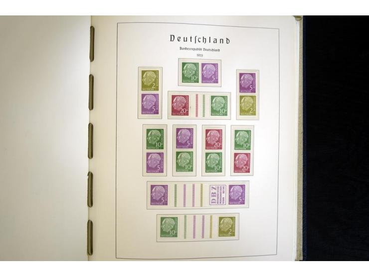1949/90, postfrisch, in den Hauptnummern weit überkomplette Sammlung, dabei fast alle Werte aus Bogenecke, dabei u.a. Mi.-Nr.
