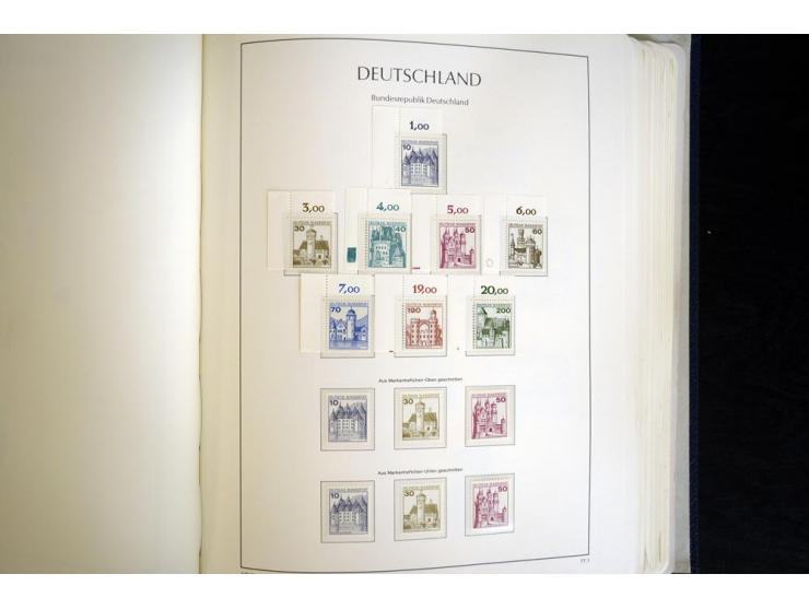 1949/90, postfrisch, in den Hauptnummern weit überkomplette Sammlung, dabei fast alle Werte aus Bogenecke, dabei u.a. Mi.-Nr.