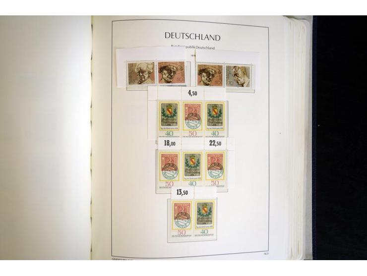 1949/90, postfrisch, in den Hauptnummern weit überkomplette Sammlung, dabei fast alle Werte aus Bogenecke, dabei u.a. Mi.-Nr.