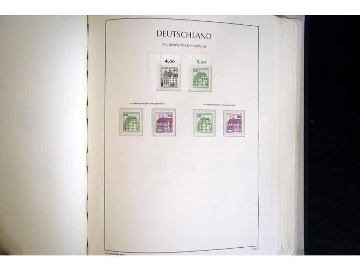 1949/90, postfrisch, in den Hauptnummern weit überkomplette Sammlung, dabei fast alle Werte aus Bogenecke, dabei u.a. Mi.-Nr.