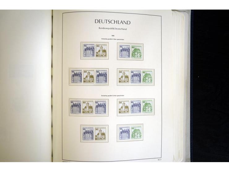 1949/90, postfrisch, in den Hauptnummern weit überkomplette Sammlung, dabei fast alle Werte aus Bogenecke, dabei u.a. Mi.-Nr.