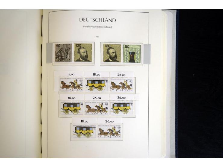 1949/90, postfrisch, in den Hauptnummern weit überkomplette Sammlung, dabei fast alle Werte aus Bogenecke, dabei u.a. Mi.-Nr.