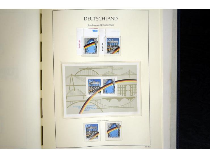 1949/90, postfrisch, in den Hauptnummern weit überkomplette Sammlung, dabei fast alle Werte aus Bogenecke, dabei u.a. Mi.-Nr.