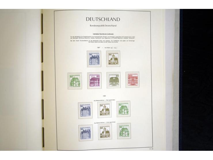 1949/90, postfrisch, in den Hauptnummern weit überkomplette Sammlung, dabei fast alle Werte aus Bogenecke, dabei u.a. Mi.-Nr.