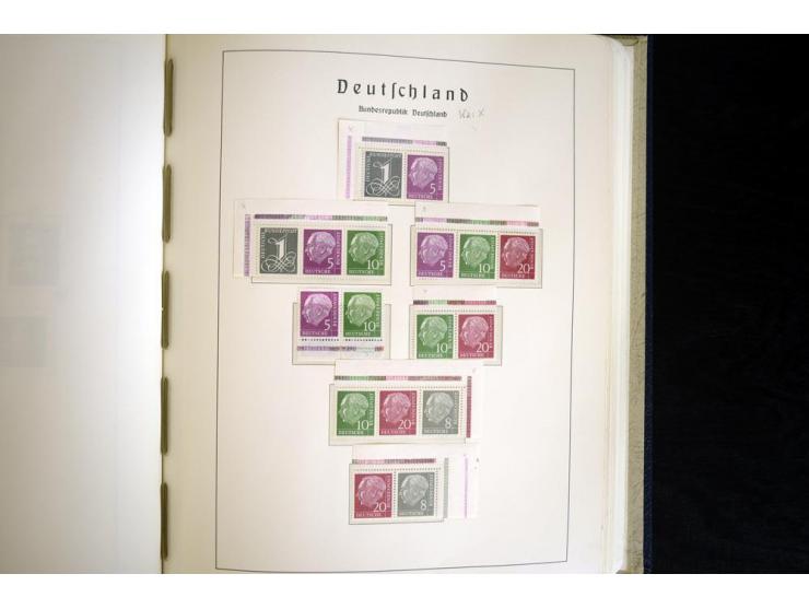 1949/90, postfrisch, in den Hauptnummern weit überkomplette Sammlung, dabei fast alle Werte aus Bogenecke, dabei u.a. Mi.-Nr.