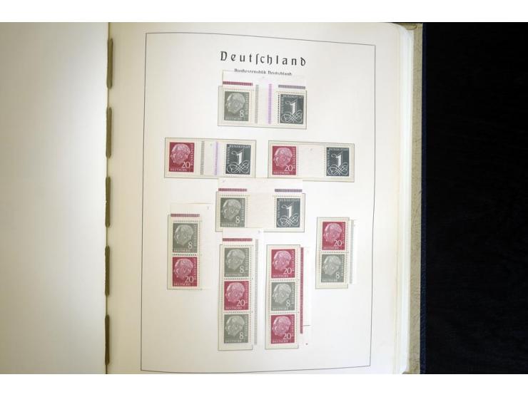 1949/90, postfrisch, in den Hauptnummern weit überkomplette Sammlung, dabei fast alle Werte aus Bogenecke, dabei u.a. Mi.-Nr.