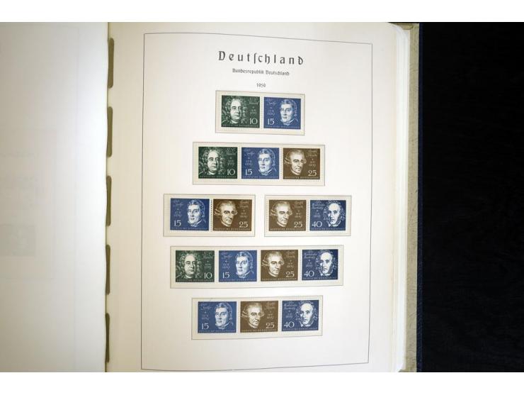 1949/90, postfrisch, in den Hauptnummern weit überkomplette Sammlung, dabei fast alle Werte aus Bogenecke, dabei u.a. Mi.-Nr.